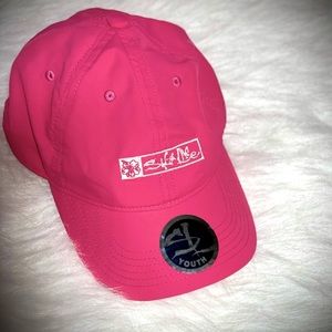 Kids Salt Life Pink Baseball Hat -Adjustable Youth